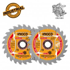 INGCO Δίσκος Κοπής Ξύλου Λεπτός 2 τεμ. 185mm TSB1853